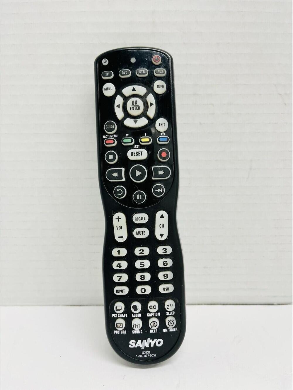 OEM SANYO GXDB Remote for DP42489 DP42849 DP46849 DP50749 DP52449